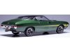 Масштабная модель Ford Gran Torino Sport 2 дв. 1972 зеленый с желтым и черным 1:18 IXO 18CMC185 ракурс 2