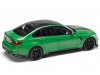 Масштабная модель BMW M3 CS G80 зеленый металлик 1:18 Minichamps 80435B308D0 ракурс 5