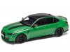 Масштабная модель BMW M3 CS G80 зеленый металлик 1:18 Minichamps 80435B308D0