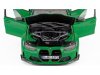 Масштабная модель BMW M3 CS G80 зеленый металлик 1:18 Minichamps 80435B308D0 ракурс 4
