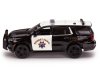 Масштабная модель Chevrolet Tahoe Police 2021 Полиция, черный с белым 1:24 Maisto 32548 ракурс 3