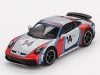 Масштабная модель Porsche 911 (992) Dakar Rally 1978 #14 серый металлик с графикой 1:64 Mini GT MGT00964-L