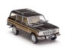 Масштабная модель Jeep Grand Wagoneer 1981 черный с деревянной панелью 1:24 WhiteBox WB124260 ракурс 4