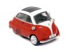 Масштабная модель BMW Isetta 1959 красный с белым 1:43 IXO CLC604 ракурс 9