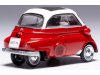 Масштабная модель BMW Isetta 1959 красный с белым 1:43 IXO CLC604 ракурс 2