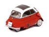 Масштабная модель BMW Isetta 1959 красный с белым 1:43 IXO CLC604 ракурс 7