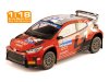 Масштабная модель Toyota GR Yaris Rally2 #39 Latvala/Hanninen Ралли Финляндии 2024 1:18 IXO 18RMC211