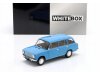 Масштабная модель ВАЗ-2102 1971 Lada 1200 голубой 1:24 WhiteBox WB124262 ракурс 4