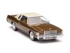 Масштабная модель Dodge Royal Monaco Coupe 1977 коричневый с бежевым 1:24 WhiteBox WB124261 ракурс 4