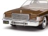 Масштабная модель Dodge Royal Monaco Coupe 1977 коричневый с бежевым 1:24 WhiteBox WB124261 ракурс 9