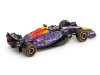 Масштабная модель Red Bull RB20 Team Oracle Red Bull Racing #1 Победитель Гран-при США 2023 Чемпион мира Макс Ферстаппен 1:43 BBurago BU18-38082-V-VEGAS ракурс 2