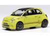 Масштабная модель FIAT Abarth 500E 2024 желтый 1:43 IXO MOC346 ракурс 1