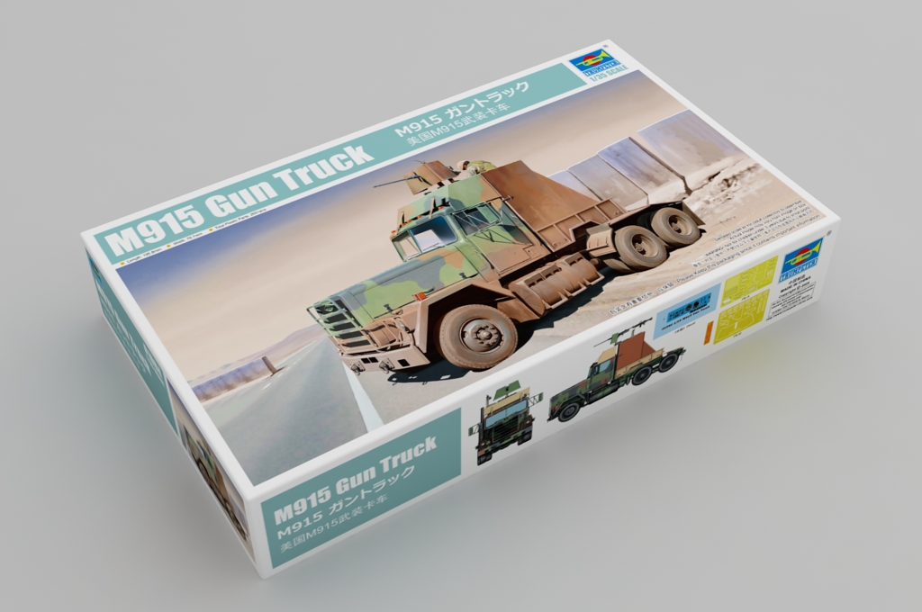 Сборная модель M915 Gun Truck 1:35 Trumpeter 01084