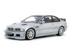 Масштабная модель BMW M3 GTR (E46) 2001 серебристый с черным 1:18 Otto OT1128