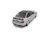Масштабная модель BMW M3 GTR (E46) 2001 серебристый с черным 1:18 Otto OT1128 ракурс 5