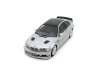 Масштабная модель BMW M3 GTR (E46) 2001 серебристый с черным 1:18 Otto OT1128 ракурс 4