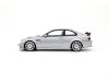 Масштабная модель BMW M3 GTR (E46) 2001 серебристый с черным 1:18 Otto OT1128 ракурс 2