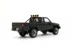 Масштабная модель Toyota Hilux SR5 1985 пикап черный(Glossy 202) как в фильме Назад в будущее 1:18 Otto OT481 ракурс 2