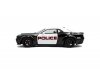 Масштабная модель Dodge Challenger R/T Scat Pack Widebody Highway Police 2023 Полиция, черный с белым ракурс 4