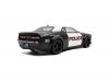 Масштабная модель Dodge Challenger R/T Scat Pack Widebody Highway Police 2023 Полиция, черный с белым ракурс 2