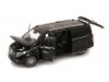 Масштабная модель Mercedes-Benz V-Class AMG-Line W447 2018 черный 1:18 Fujian Benz 105017 ракурс 2