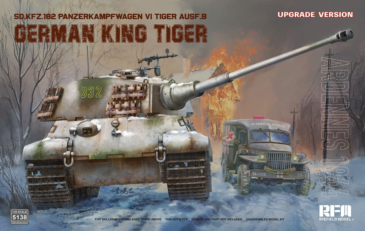 Сборная модель Sd.Kfz.182 Panzerkampfwagen Vi Tiger Ausf.B King