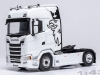 Масштабная модель Scania S-серии 2020 седельный тягач, белый
