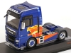 Масштабная модель MAN TGX XXL D38 "100 Years Edition" 2015 седельный тягач, синий с графикой 1:43 IXO TR235