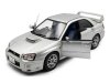 Масштабная модель Subaru Impreza WRX STi 2003 серебристый ракурс 2