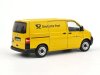 Масштабная модель Volkswagen T5 Transporter 2003 Почтовая служба Германии желтый 1:18 Norev 188617 ракурс 5