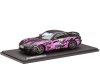 Масштабная модель Mazda RX-7 FD3RS Itasha Club 1999 черный с фиолетовым 1:18 Solido S1810605 ракурс 12