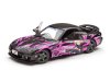 Масштабная модель Mazda RX-7 FD3RS Itasha Club 1999 черный с фиолетовым 1:18 Solido S1810605 ракурс 3