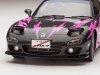 Масштабная модель Mazda RX-7 FD3RS Itasha Club 1999 черный с фиолетовым 1:18 Solido S1810605 ракурс 8