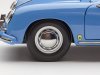 Масштабная модель Porsche 356A 1500 GS Carrera GT 1957 голубой (Aquamarine Blue) 1:18 Sunstar SUN1342 ракурс 8