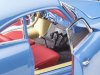 Масштабная модель Porsche 356A 1500 GS Carrera GT 1957 голубой (Aquamarine Blue) 1:18 Sunstar SUN1342 ракурс 5