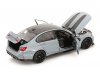 Масштабная модель BMW M3 CS G80 2023 серый металлик с черным ракурс 3
