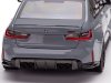 Масштабная модель BMW M3 CS G80 2023 серый металлик с черным 1:18 Minichamps 110023501 ракурс 7