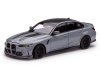 Масштабная модель BMW M3 CS G80 2023 серый металлик с черным 1:18 Minichamps 110023501