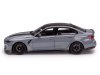 Масштабная модель BMW M3 CS G80 2023 серый металлик с черным 1:18 Minichamps 110023501 ракурс 2