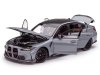 Масштабная модель BMW M3 CS G80 2023 серый металлик с черным 1:18 Minichamps 110023501 ракурс 4