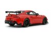 Масштабная модель Toyota Supra GT4 100 Edition 2022 оранжевый ракурс 3