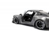Масштабная модель Porsche 911 (964) RWB Rauh-Welt Bodykit с фигуркой Акира Накаи 2024 матовый серый 1:18 Solido S1807517 ракурс 5