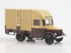 Масштабная модель АКЗ-51 Мебельный фургон кремовый с коричневым 1:43 ModelPro 0276MP ракурс 4