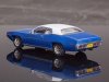 Масштабная модель Plymouth Satellite Sebring Plus 1971 синий с белым 1:43 IXO CLC601 ракурс 7