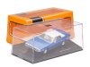 Масштабная модель Plymouth Satellite Sebring Plus 1971 синий с белым 1:43 IXO CLC601 ракурс 10