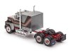 Масштабная модель Ford LTL 9000 1978 седельный тягач серый металлик с красным и черным 1:43 IXO TR222 ракурс 2