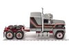 Масштабная модель Ford LTL 9000 1978 седельный тягач серый металлик с красным и черным 1:43 IXO TR222 ракурс 3