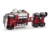 Масштабная модель Ford LTL 9000 1978 седельный тягач серый металлик с красным и черным 1:43 IXO TR222 ракурс 8