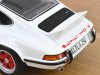 Масштабная модель Porsche 911 Carrera RS 2.7 1973 белый с красным 1:12 Norev 127514 ракурс 4