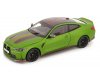Масштабная модель BMW M4 CSL G82 2022 матовый зеленый металлик 1:18 Minichamps 110023020